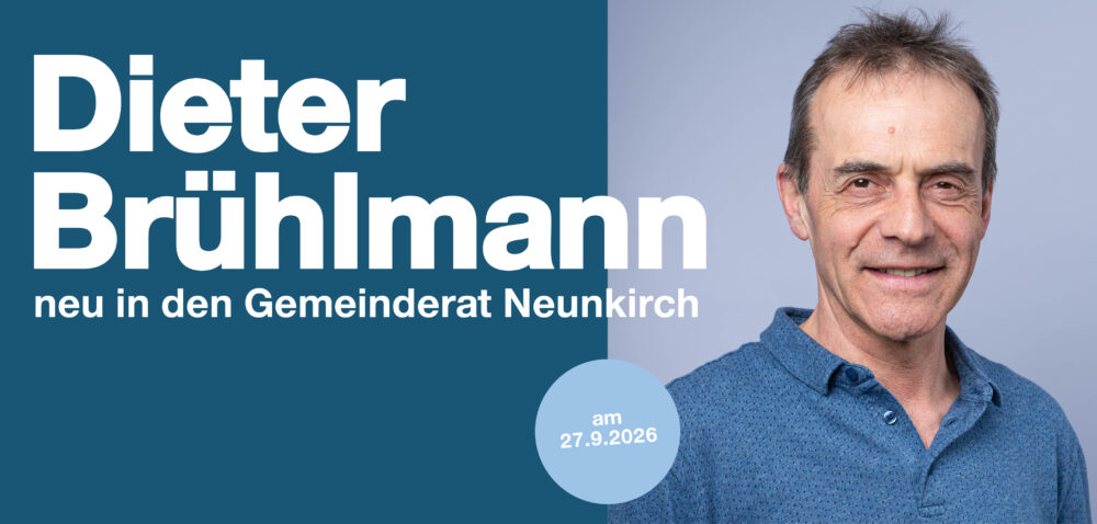 Dieter Brühlmann neu in den Gemeinderat Neunkirch